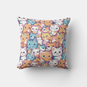 Kittens Throw Pillow