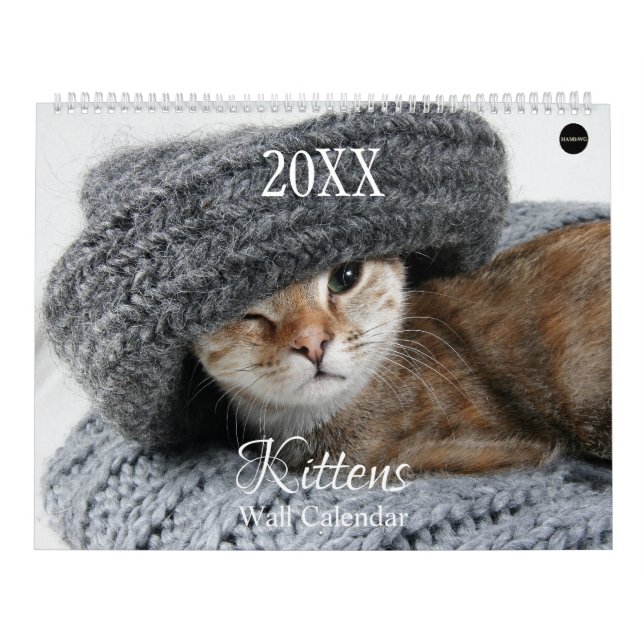 Kittens Wall Calendar - HAMbyWG (Cover)