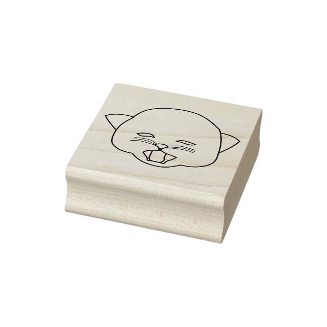 #KittensAgainstAISlop V Rubber Stamp (Stamp)