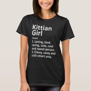 Kittian Girl Saint Kitts And Nevis Country Roots T-Shirt