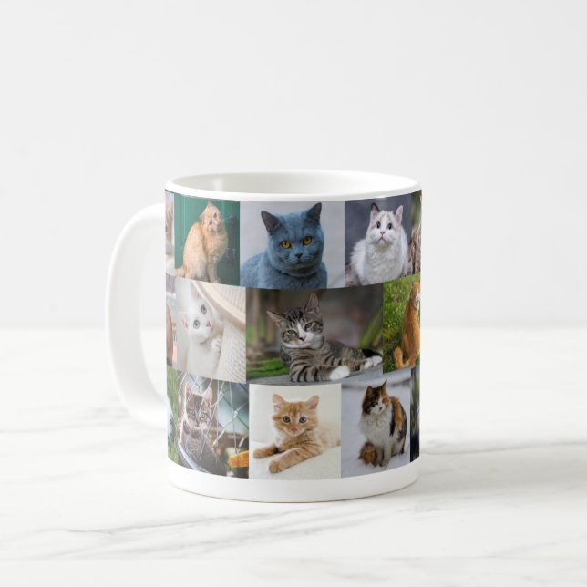 Kitties Everywhere Coffee Mug (Front Left)