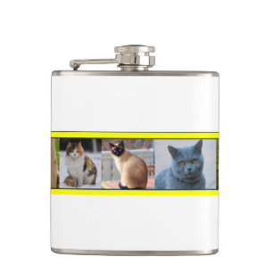 Kitties Everywhere Hip Flask