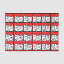 Kitties In Red