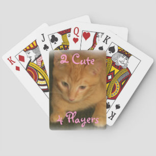 Kitty "2 Cute 4 Players" Playing Cards