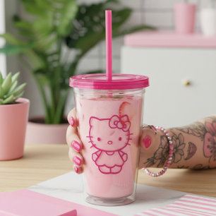 Kitty Acrylic Tumbler