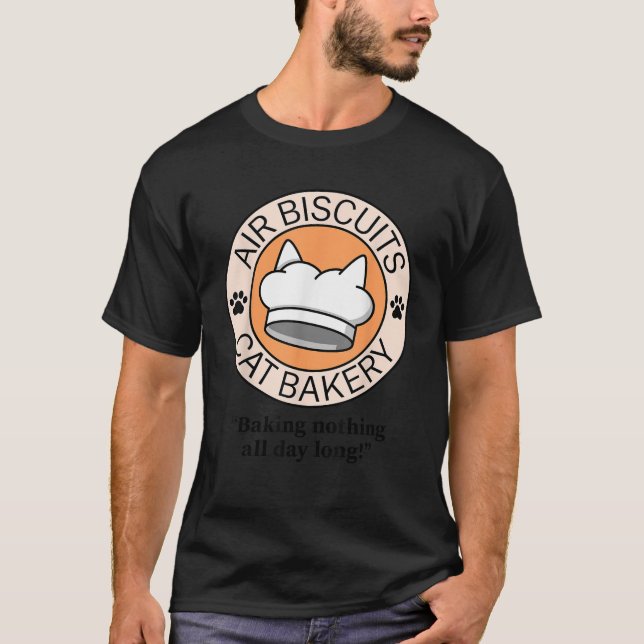 Kitty Air Biscuits Cat Bakery T Shirt (Front)