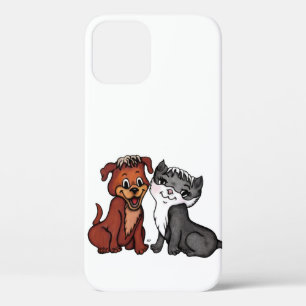 Kitty and Puppy iPhone 12 Case