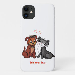 Kitty and Puppy , Edit Your Text Case-Mate iPhone Case