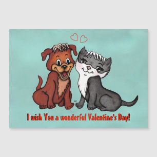 Kitty and Puppy , Happy Valentines Day!