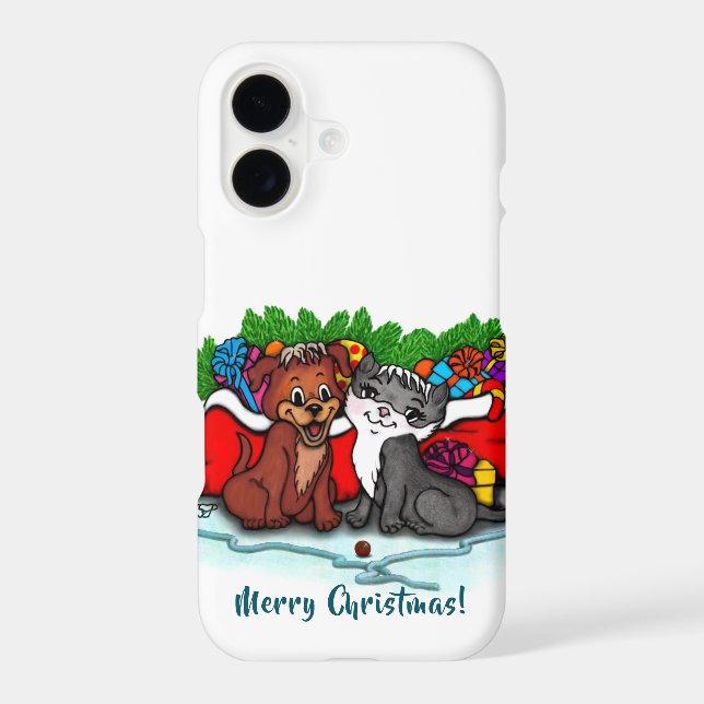 Kitty and Puppy , Happy XMas (Back)