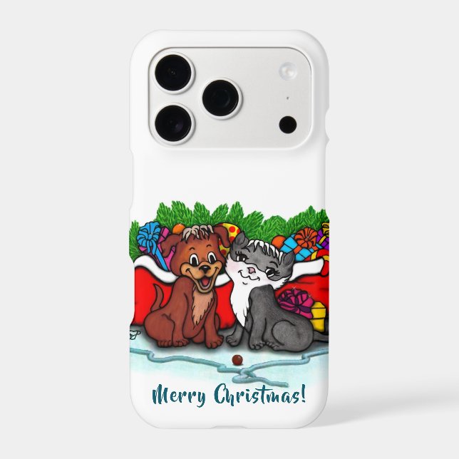 Kitty and Puppy , Happy XMas (Back)
