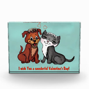 Kitty and Puppy Photo Block