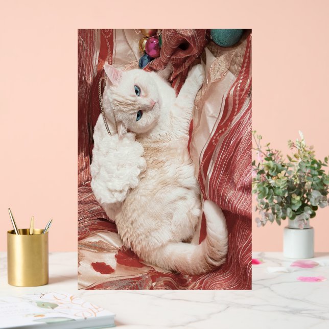Kitty Angel Acrylic Sign (Wedding)