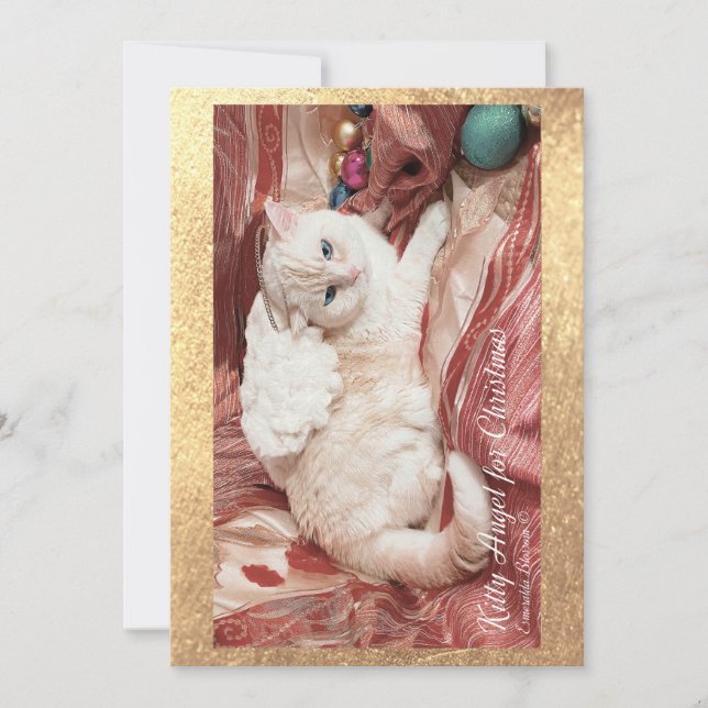 Kitty Angel for Christmas Card (Front)