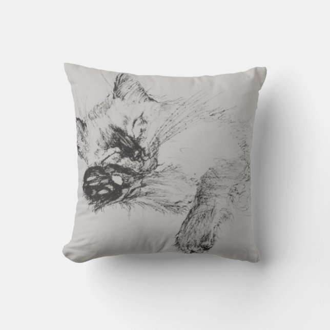 Kitty 'Baby' Cushion (Front)