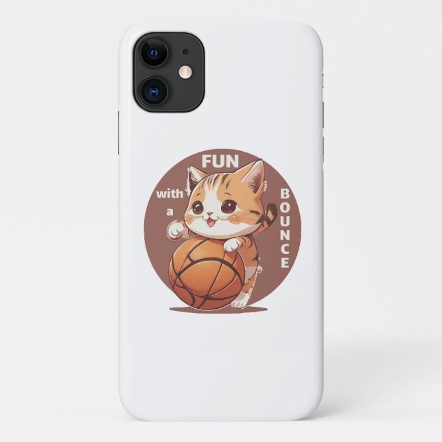 kitty basketball Case-Mate iPhone case (Back)