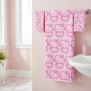 Kitty Bath Towel Set