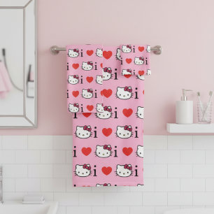 Kitty Bath Towel Set