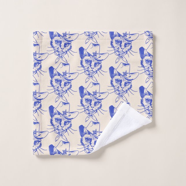 Kitty Bath Towel Set (Wash Cloth)