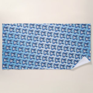Kitty Beach Towel