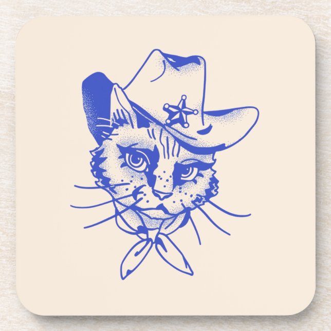 Kitty Beverage Coaster (Front)