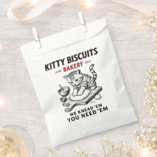 Kitty Biscuits Bakery Favour Bags