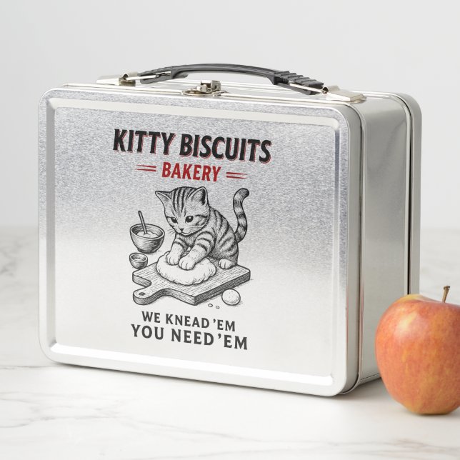Kitty Biscuits Bakery Metal Lunch Box (In Situ)