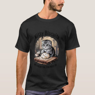 Kitty Biscuits Bakery Shirt Cat Lover Knead Em Nee