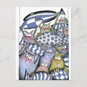 kitty blues postcard