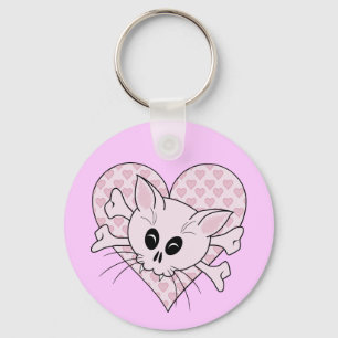 Kitty Bones Key Ring