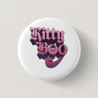 kitty boo 3 cm round badge