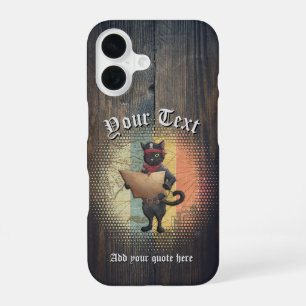 Kitty Buccaneer's Sunset Quest iPhone 16 Case