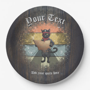 Kitty Buccaneer's Sunset Quest  Paper Plate
