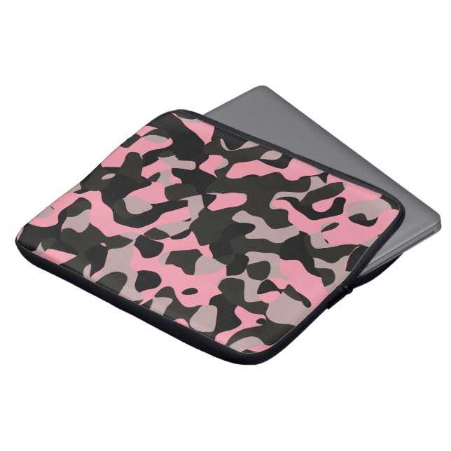 Kitty Camo Laptop Sleeve (Front Top)