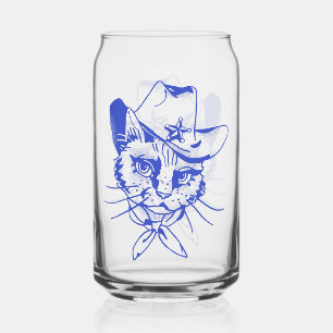 Kitty Can Glass