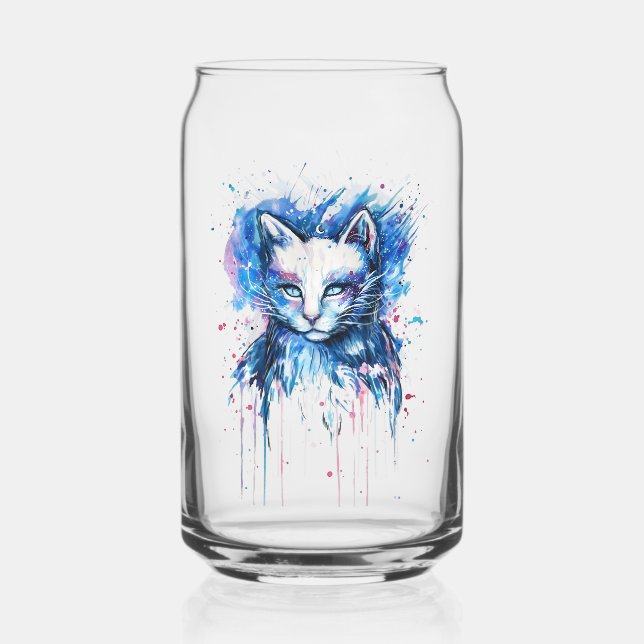 Kitty Can Glass (Front)
