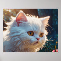 *~*  Kitty Cat 5:4  Kitten White Long Hair Fluffy