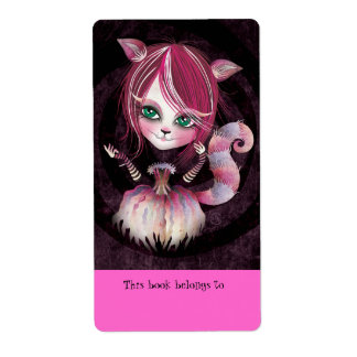 Kitty Cat Bookplate Labels