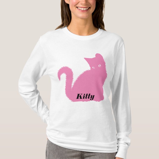 Kitty Cat Change Colour T-Shirt (Front)