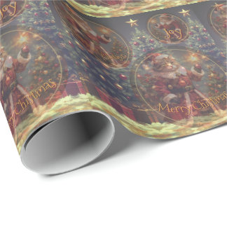 Kitty Cat Christmas Wrapping Paper