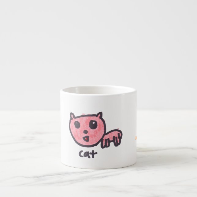 Kitty Cat Espresso Cup (Front)