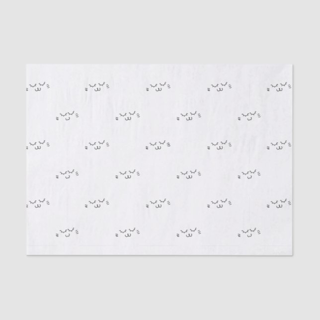 Kitty Cat Face Tissue Paper (Front)