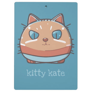 Kitty Cat Faced Clipboard