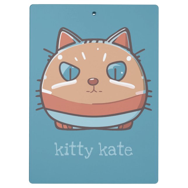 Kitty Cat Faced Clipboard (Back)