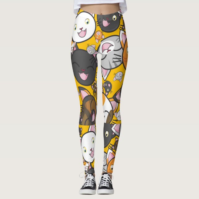 Kitty Cat Leggings (Front)