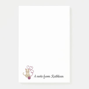 Kitty Cat Love Notes   Customise Text   Yarn