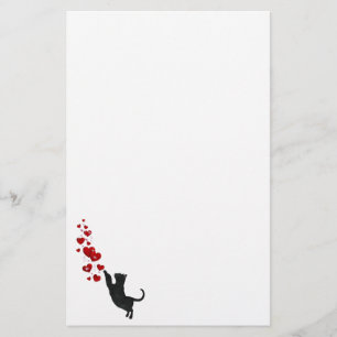 Kitty cat love stationery
