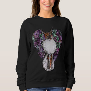 Kitty cat maine coon dilute calico 3 sweatshirt