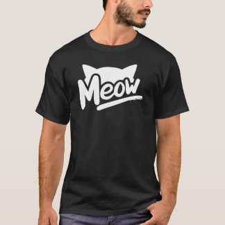 Kitty Cat Meow with Cute Kitten Ears T-Shirt