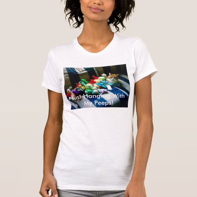 Kitty-Cat Peep. T-Shirt (Front)